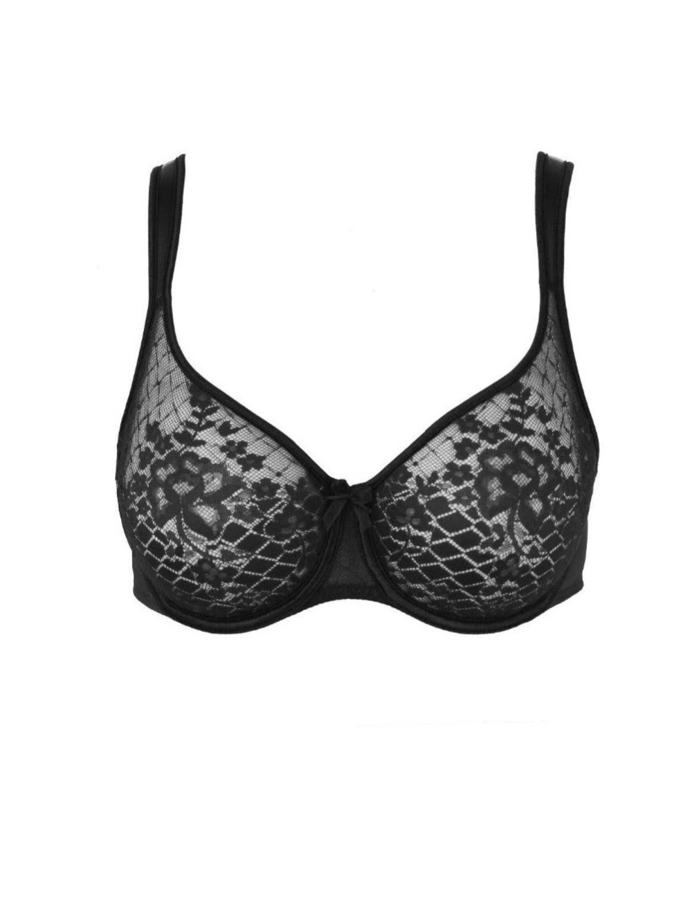 Empreinte Black Melody Seamless Full Coverage Bra, 34F